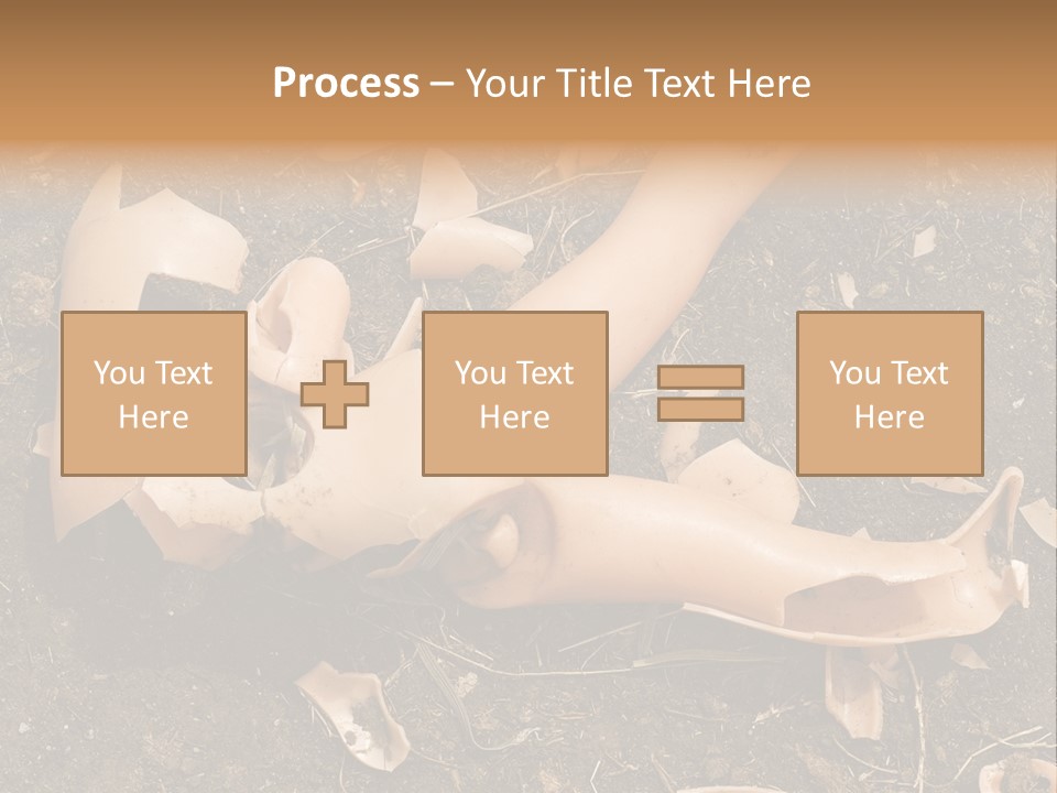 The Old, Broken Doll On The Ground PowerPoint Template