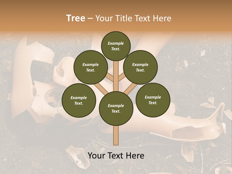 The Old, Broken Doll On The Ground PowerPoint Template