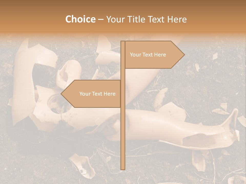 The Old, Broken Doll On The Ground PowerPoint Template