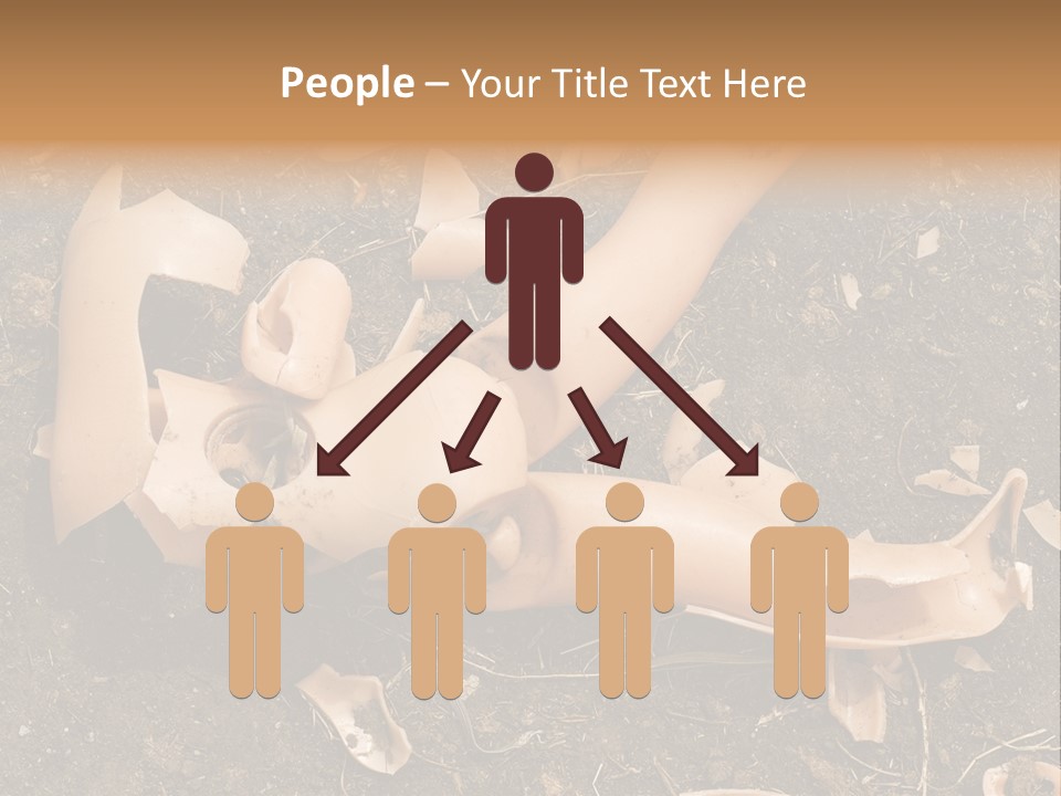 The Old, Broken Doll On The Ground PowerPoint Template