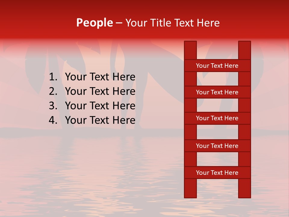 Tropical Surfer PowerPoint Template