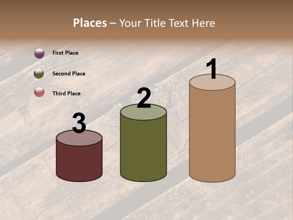 Old Planks Background PowerPoint Template