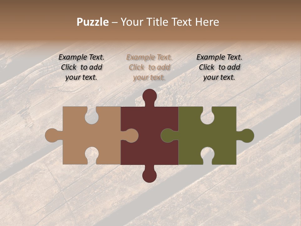 Old Planks Background PowerPoint Template