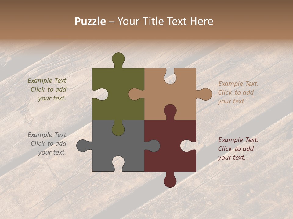 Old Planks Background PowerPoint Template