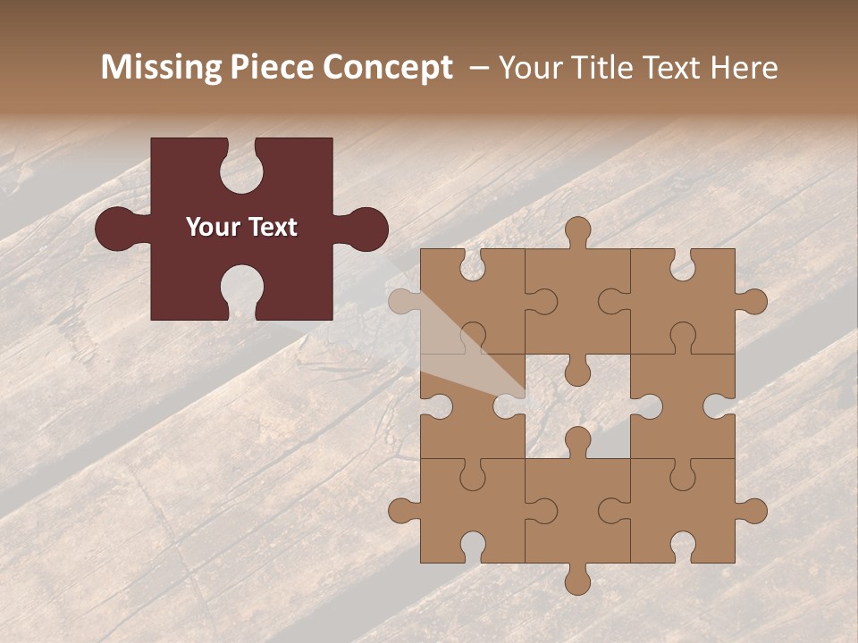 Old Planks Background PowerPoint Template