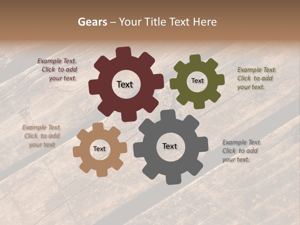 Old Planks Background PowerPoint Template