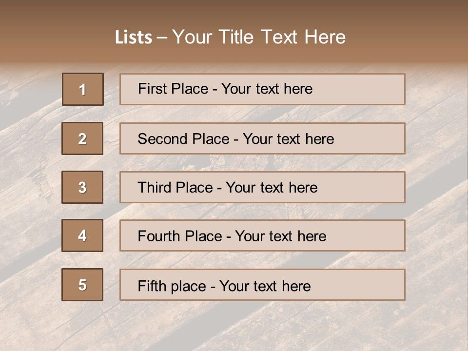 Old Planks Background PowerPoint Template