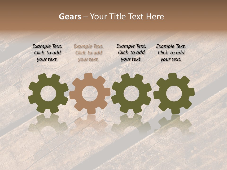 Old Planks Background PowerPoint Template