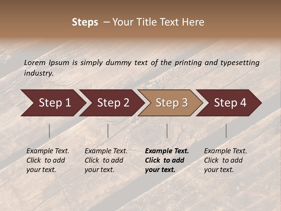 Old Planks Background PowerPoint Template