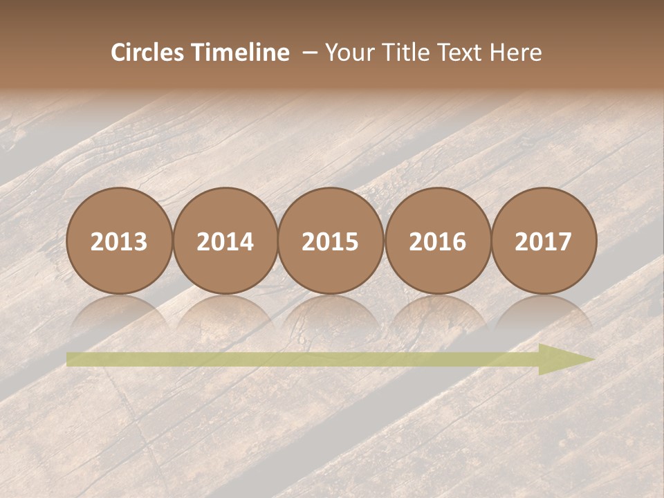 Old Planks Background PowerPoint Template