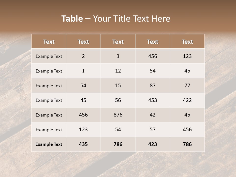 Old Planks Background PowerPoint Template