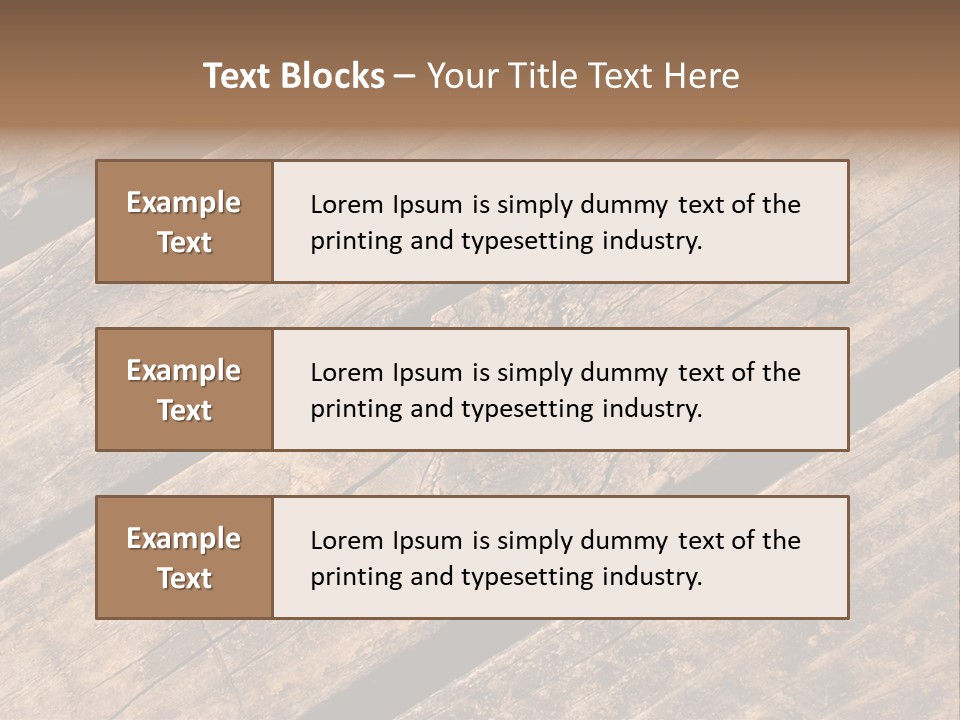 Old Planks Background PowerPoint Template