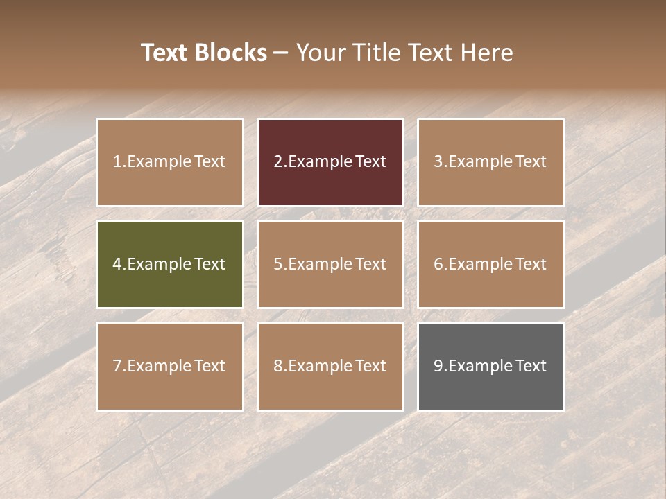 Old Planks Background PowerPoint Template