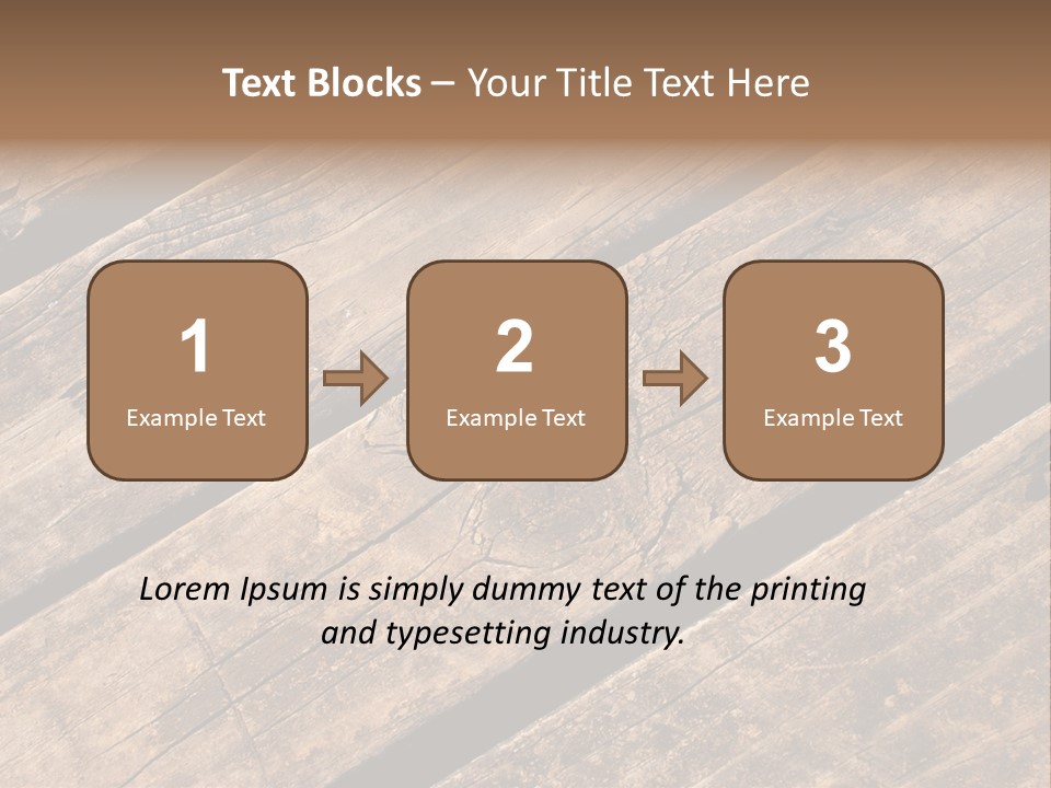 Old Planks Background PowerPoint Template