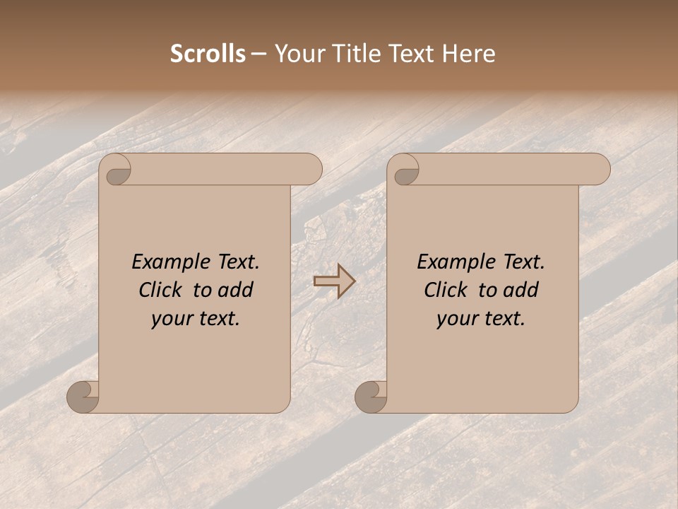 Old Planks Background PowerPoint Template