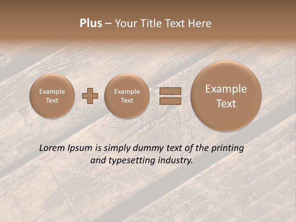 Old Planks Background PowerPoint Template