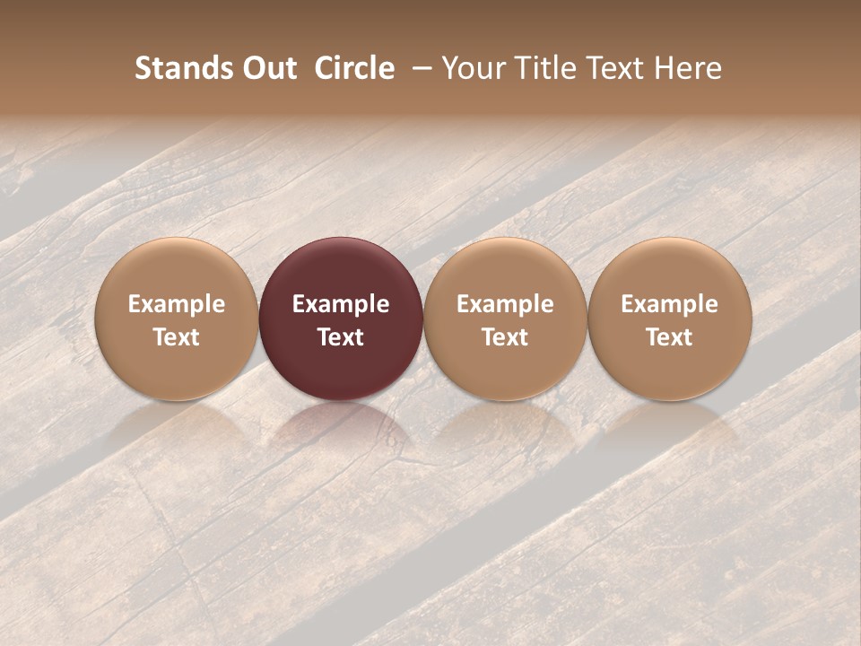Old Planks Background PowerPoint Template