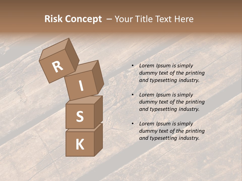 Old Planks Background PowerPoint Template