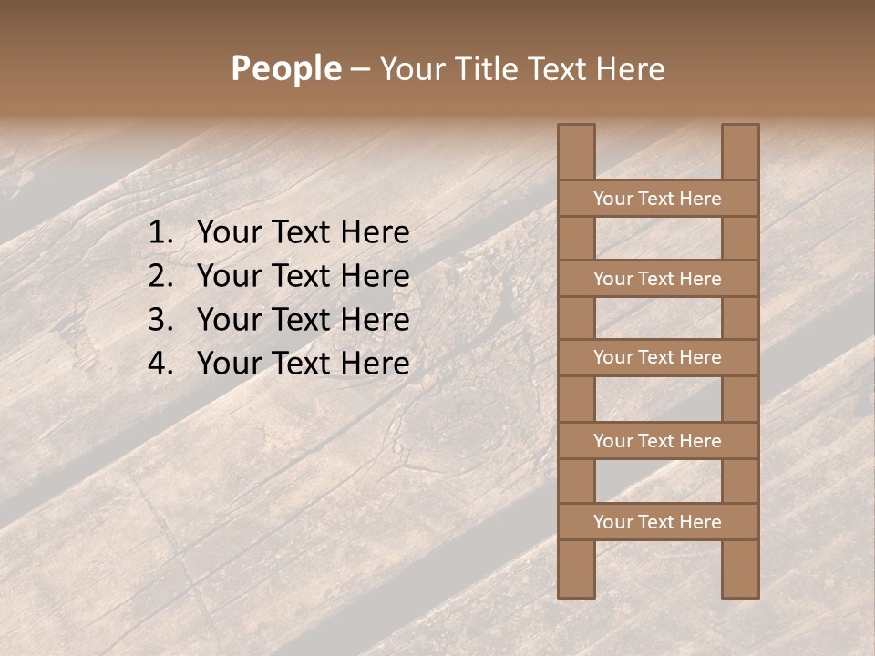 Old Planks Background PowerPoint Template