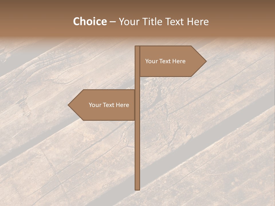 Old Planks Background PowerPoint Template