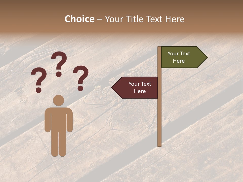 Old Planks Background PowerPoint Template