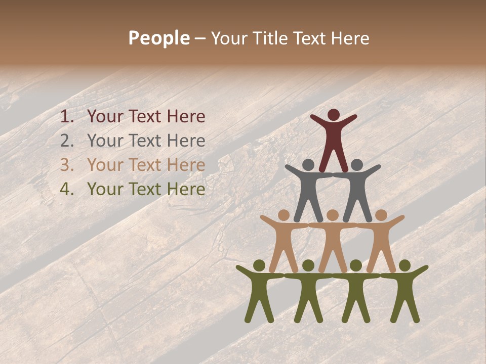 Old Planks Background PowerPoint Template