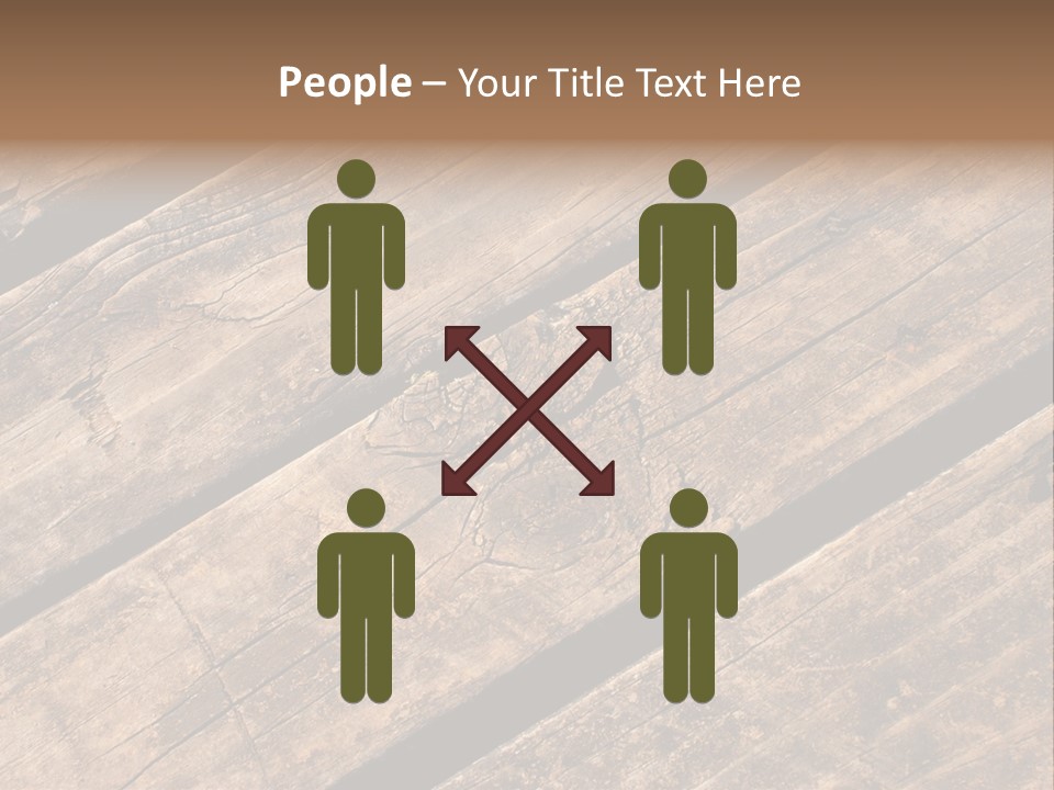 Old Planks Background PowerPoint Template