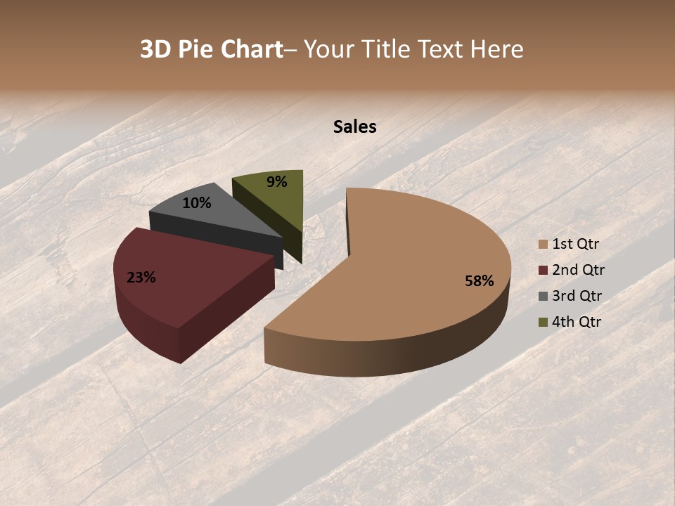 Old Planks Background PowerPoint Template