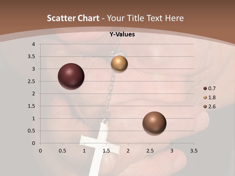 A Close Up View Of Praying Hands PowerPoint Template