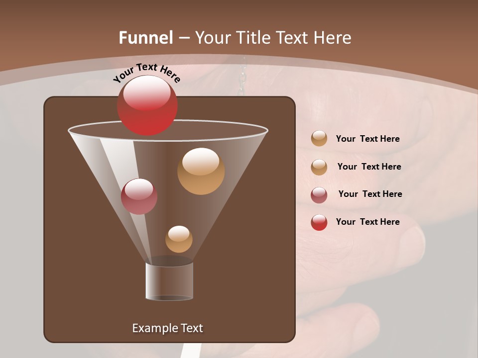 A Close Up View Of Praying Hands PowerPoint Template