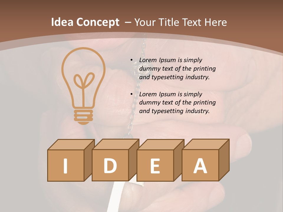 A Close Up View Of Praying Hands PowerPoint Template