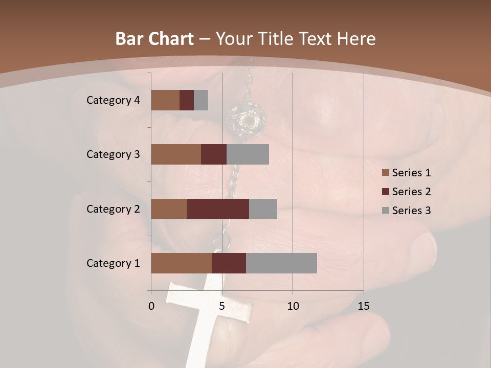 A Close Up View Of Praying Hands PowerPoint Template
