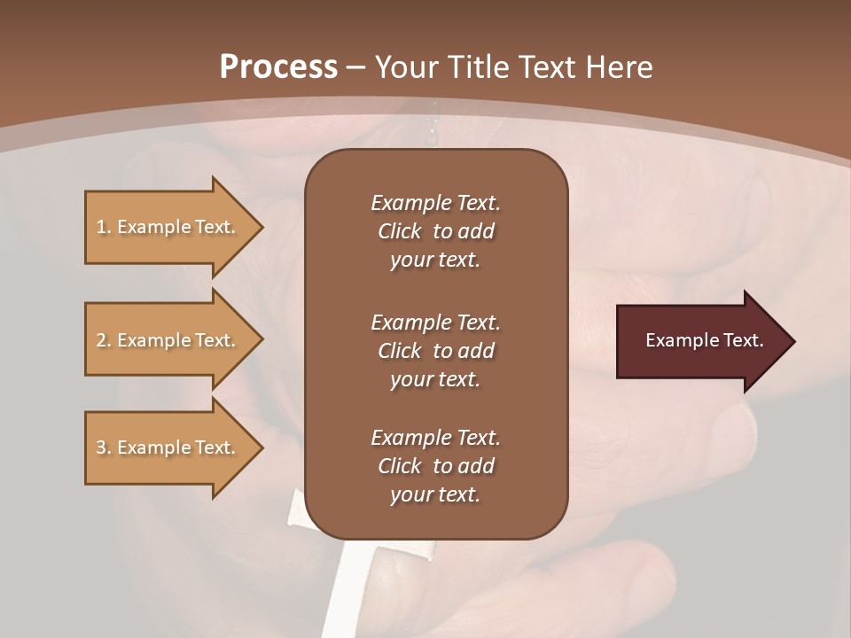 A Close Up View Of Praying Hands PowerPoint Template