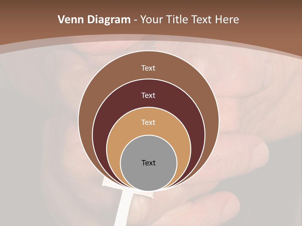 A Close Up View Of Praying Hands PowerPoint Template