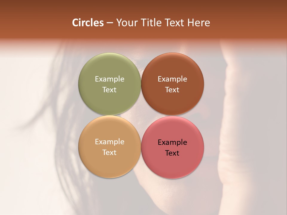 A Woman Cry PowerPoint Template