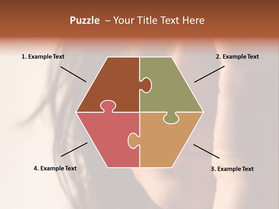 A Woman Cry PowerPoint Template