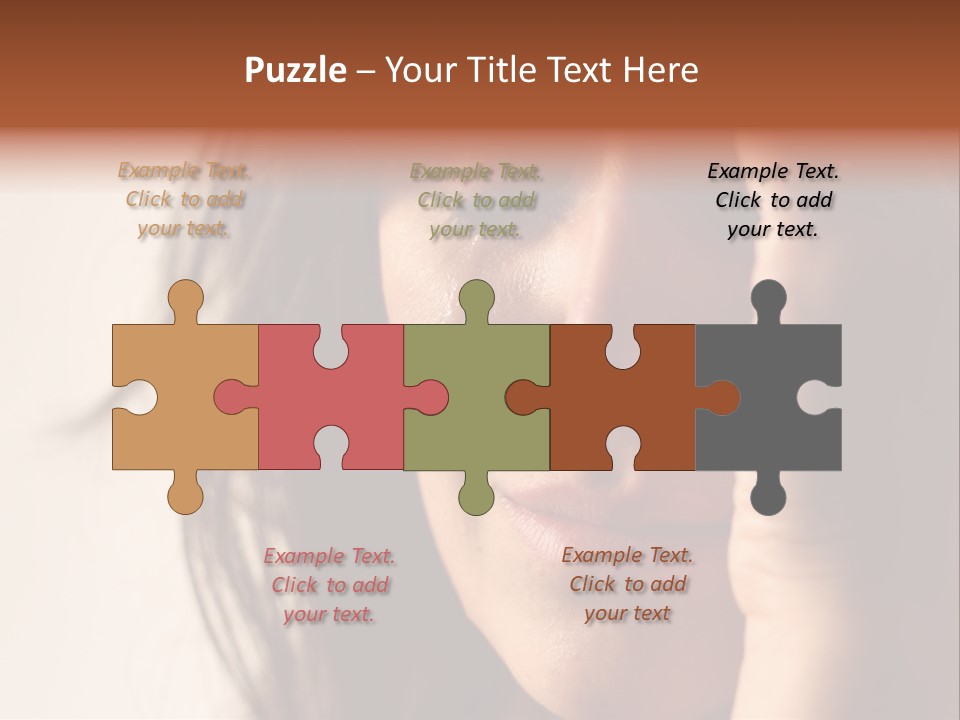 A Woman Cry PowerPoint Template