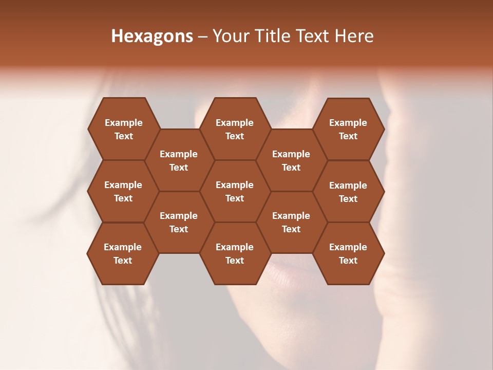 A Woman Cry PowerPoint Template