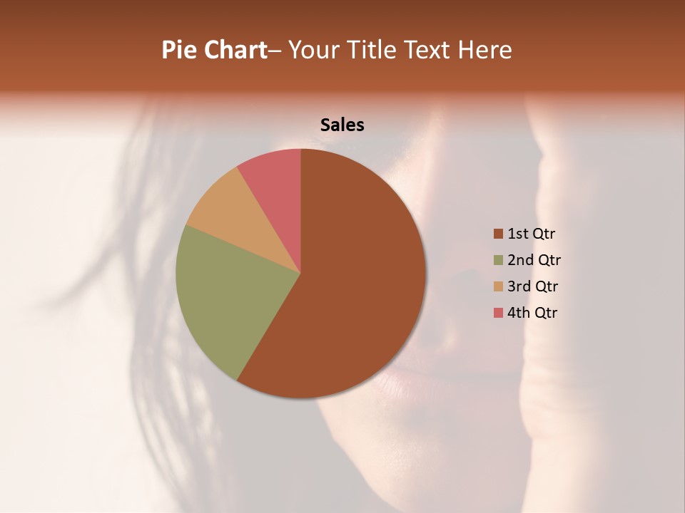 A Woman Cry PowerPoint Template