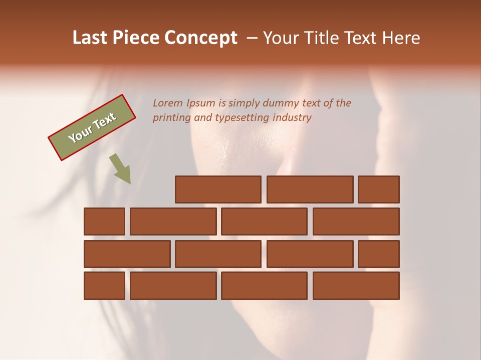 A Woman Cry PowerPoint Template