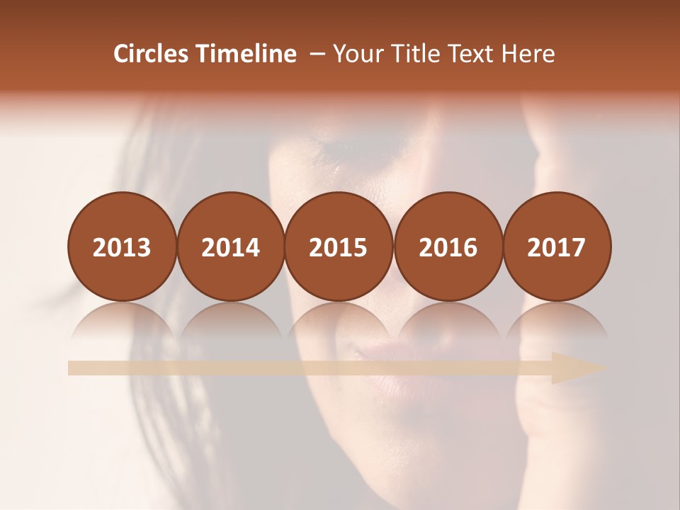 A Woman Cry PowerPoint Template