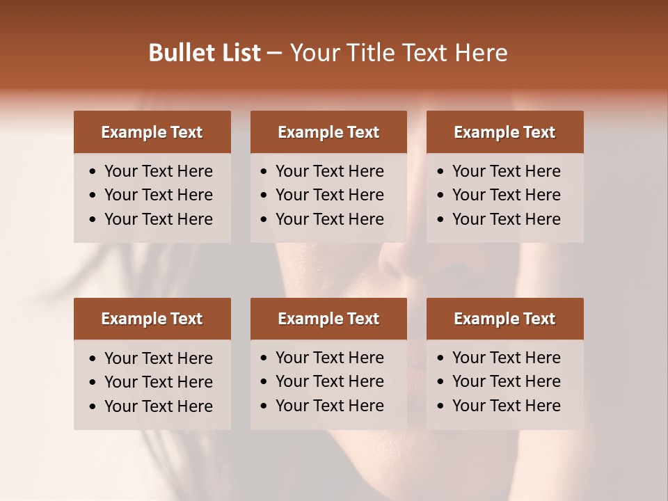 A Woman Cry PowerPoint Template