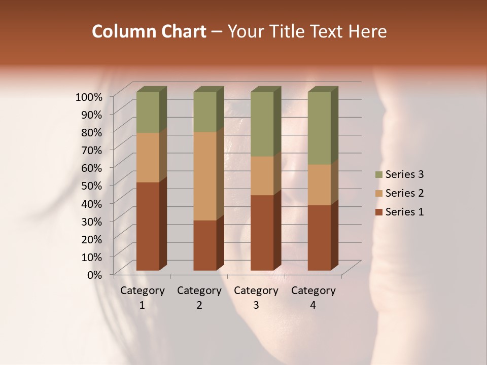 A Woman Cry PowerPoint Template