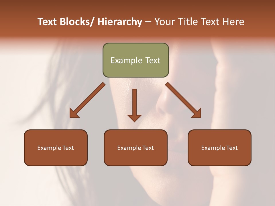 A Woman Cry PowerPoint Template