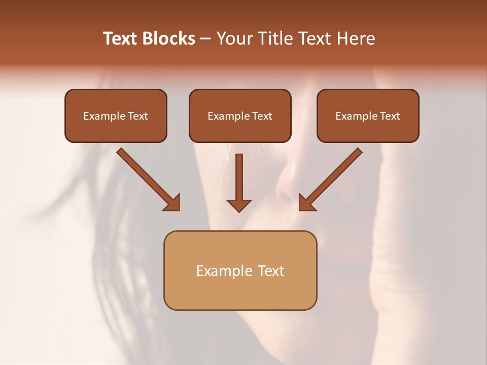 A Woman Cry PowerPoint Template