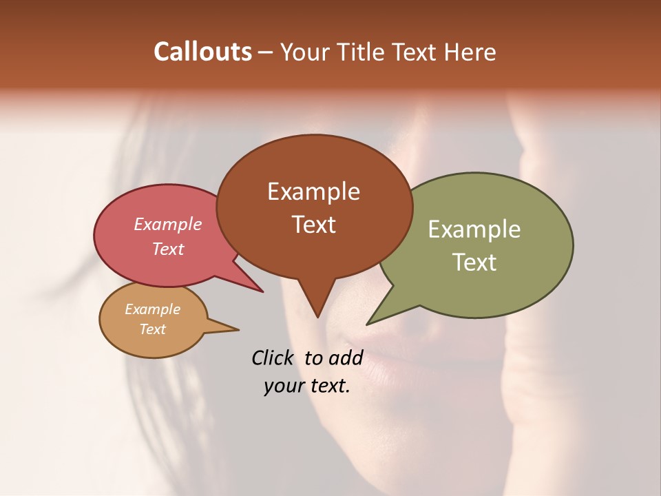 A Woman Cry PowerPoint Template