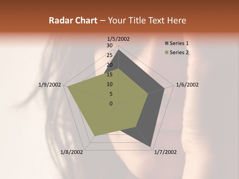 A Woman Cry PowerPoint Template