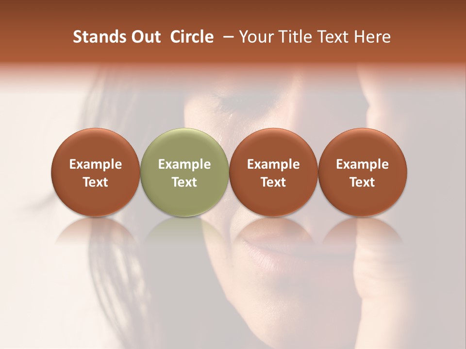 A Woman Cry PowerPoint Template