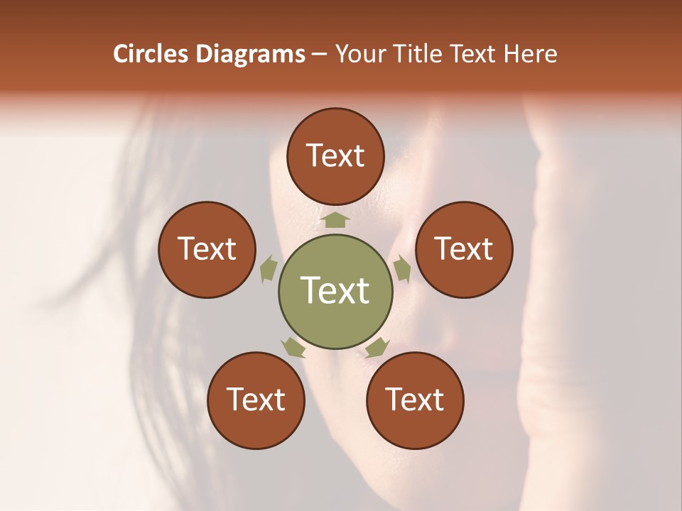 A Woman Cry PowerPoint Template