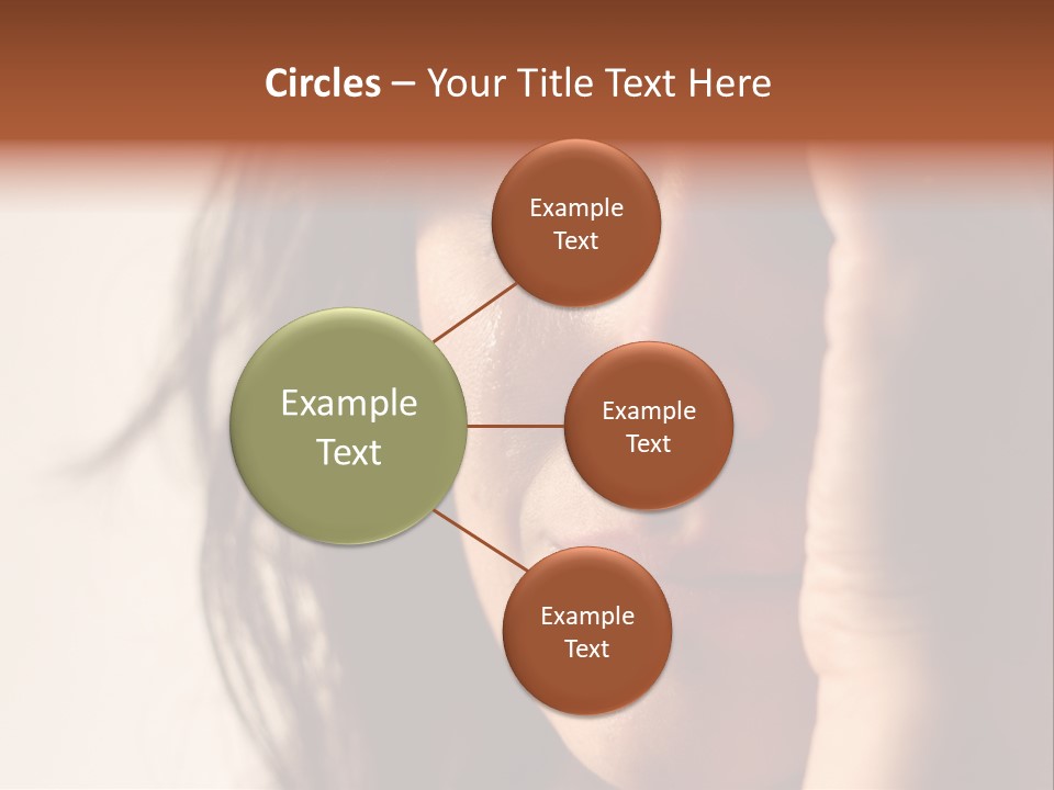 A Woman Cry PowerPoint Template